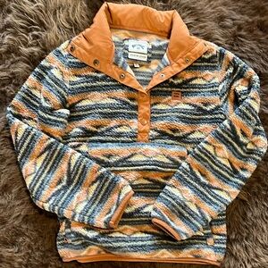 Billabong Adventure Division Plush Pull Over Size Small